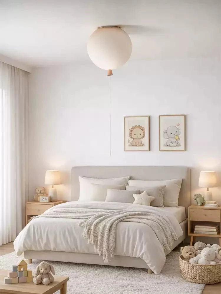 Pink Glass Ceiling Light — Ceiling Light | Maison Monashee — view 14