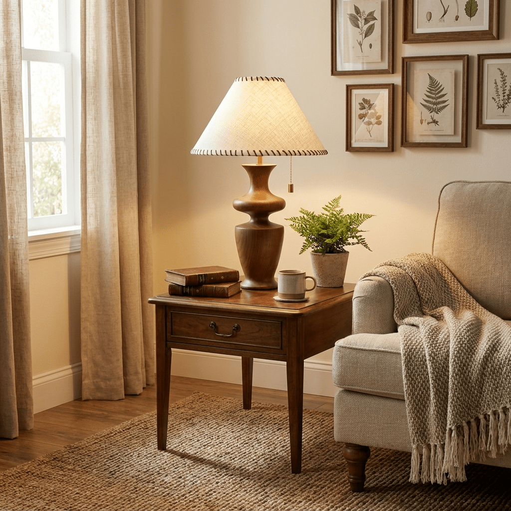 Traditional Bedroom Table Lamp — Table Lamp | Maison Monashee — view 5