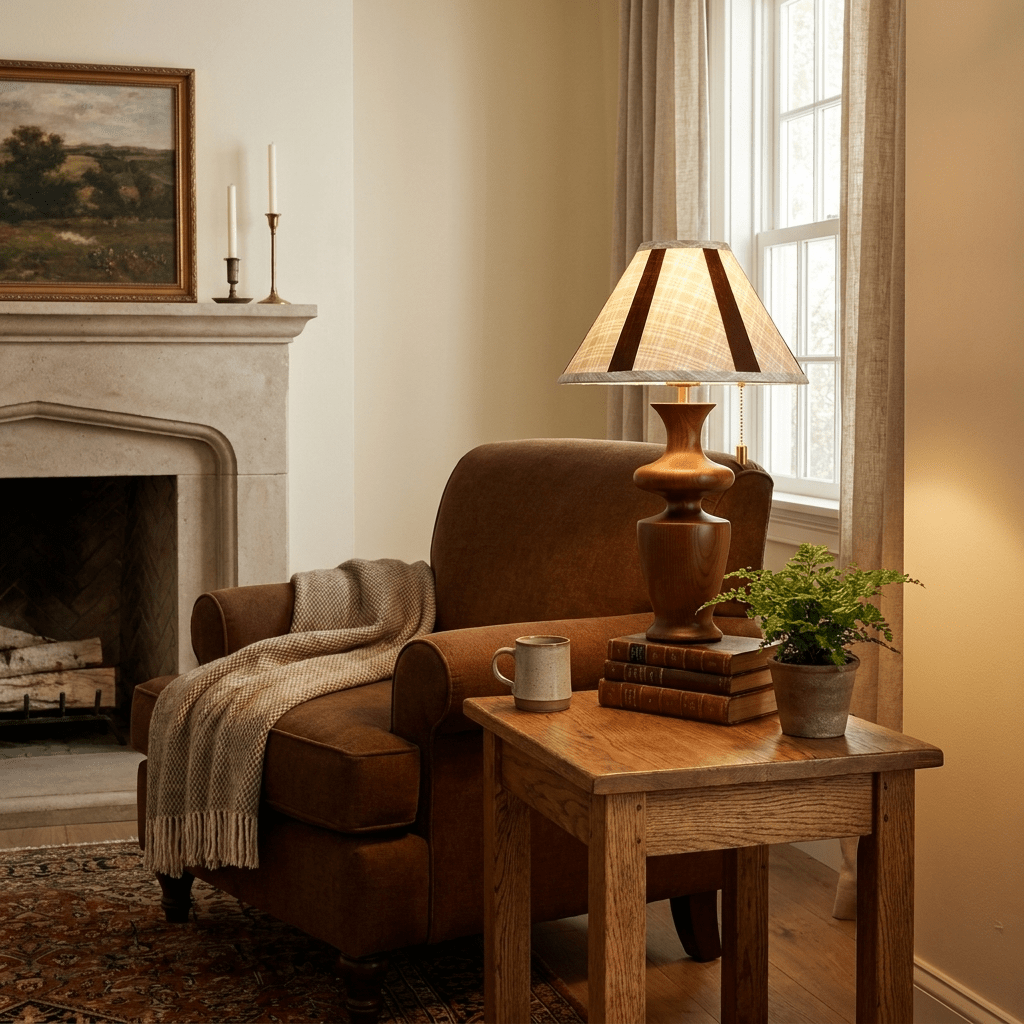 Traditional Bedroom Table Lamp — Table Lamp | Maison Monashee — view 10