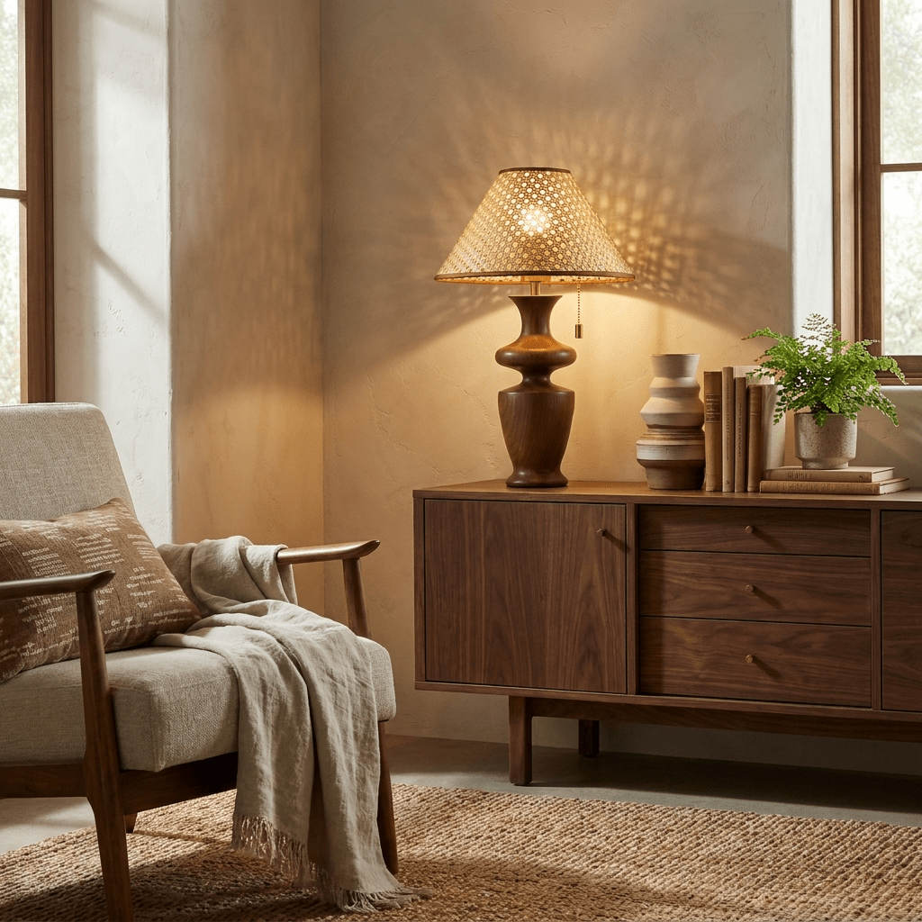Traditional Bedroom Table Lamp — Table Lamp | Maison Monashee — view 8