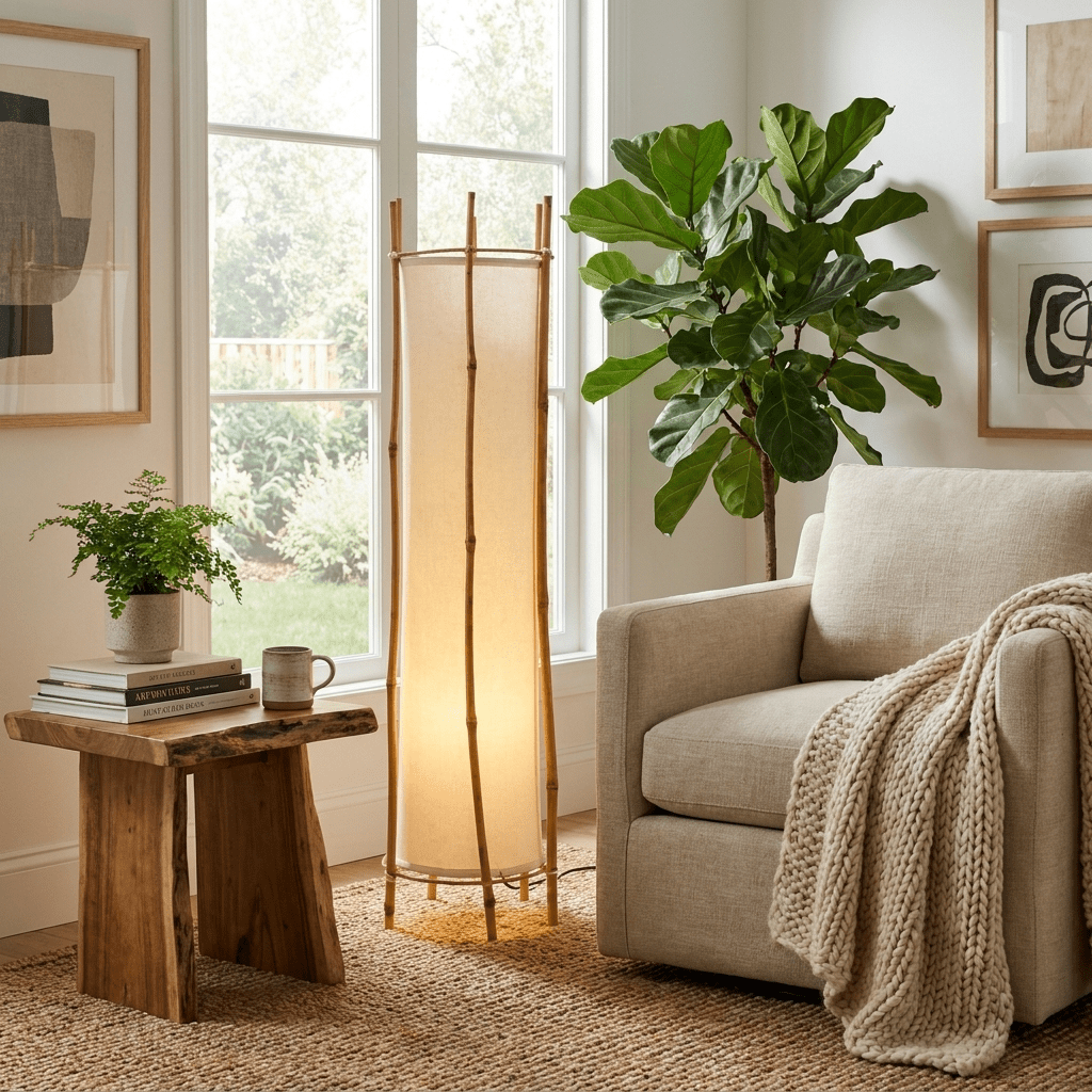 Japanese Lantern Floor Lamp — Floor Lamp | Maison Monashee — view 5