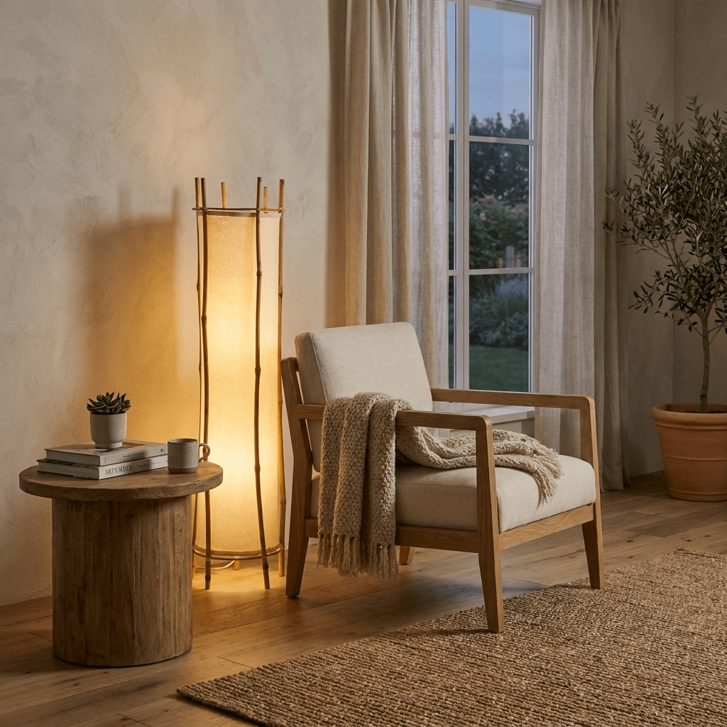 Japanese Lantern Floor Lamp — Floor Lamp | Maison Monashee — view 2
