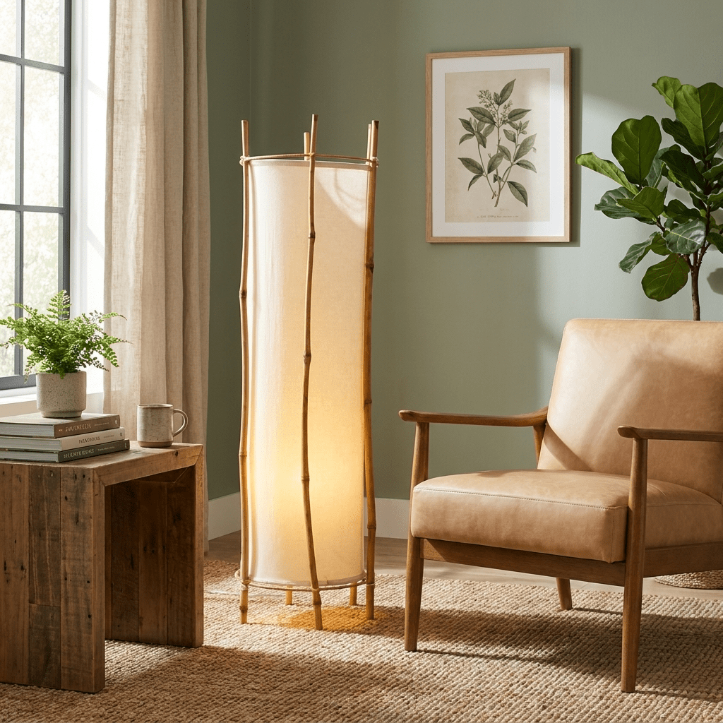 Japanese Lantern Floor Lamp — Floor Lamp | Maison Monashee — view 4