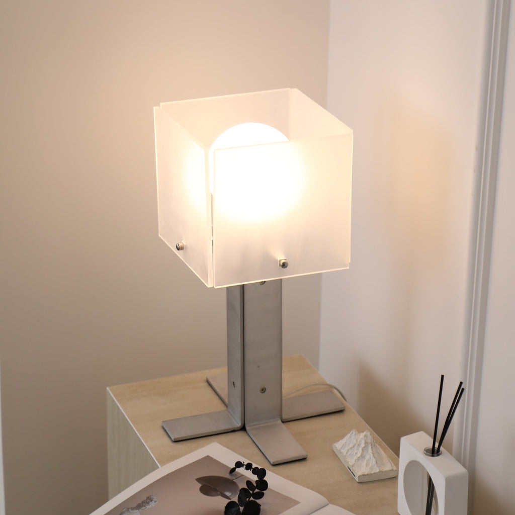 Square Bedside Table Lamp — Table Lamp | Maison Monashee — view 4