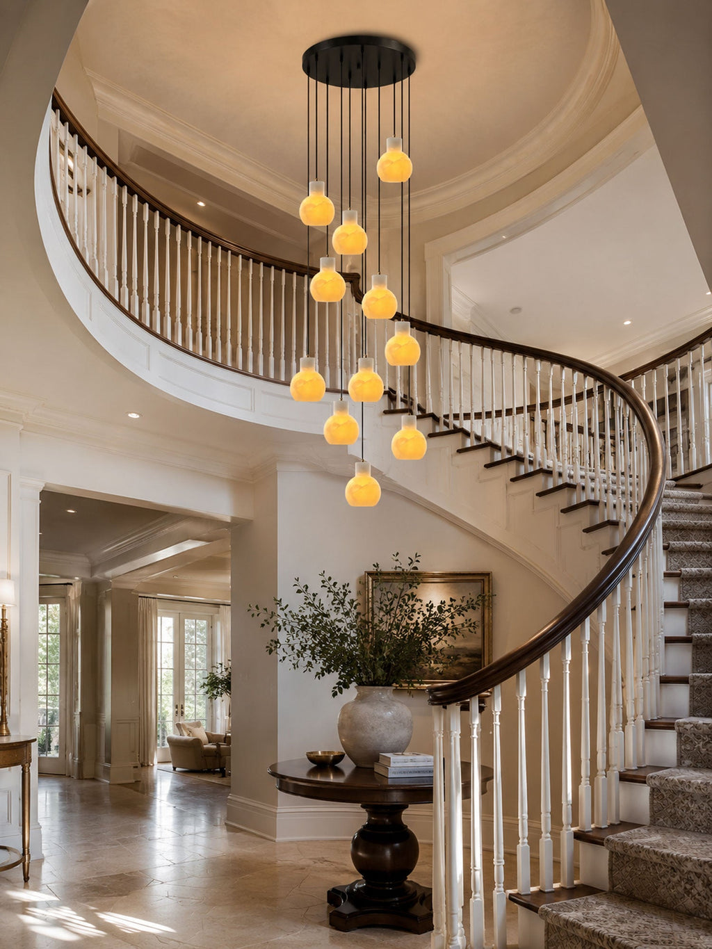 Black Chandelier for Staircase — Chandelier | Maison Monashee — view 8