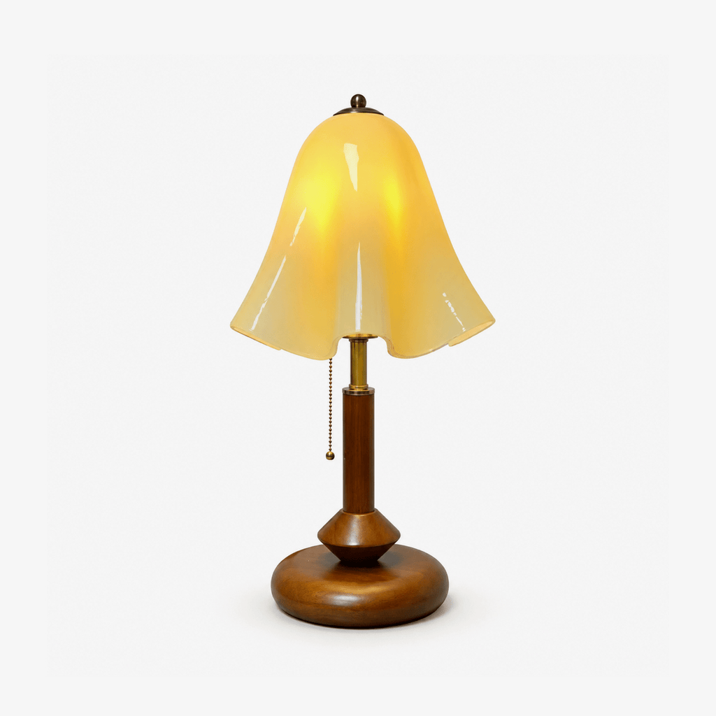 Glass Lampshade Table Lamp — Table Lamp | Maison Monashee