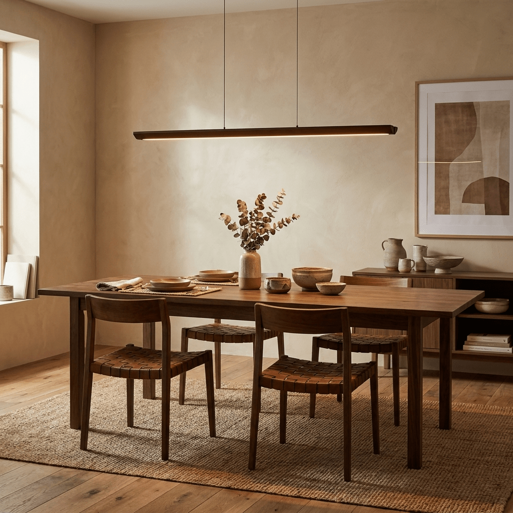 Modern Linear Pendant Light — Pendant Light | Maison Monashee — view 3