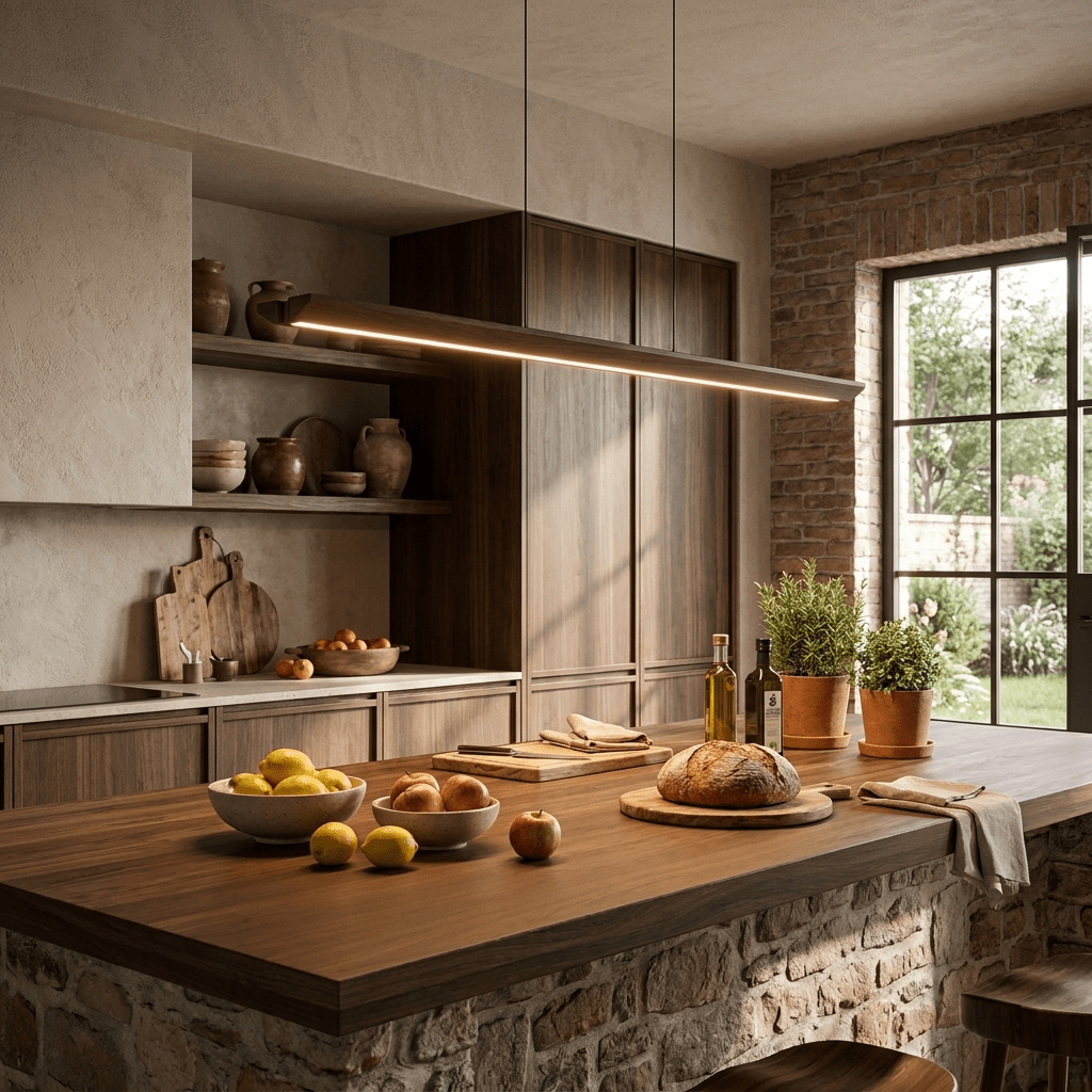 Modern Linear Pendant Light — Pendant Light | Maison Monashee — view 7