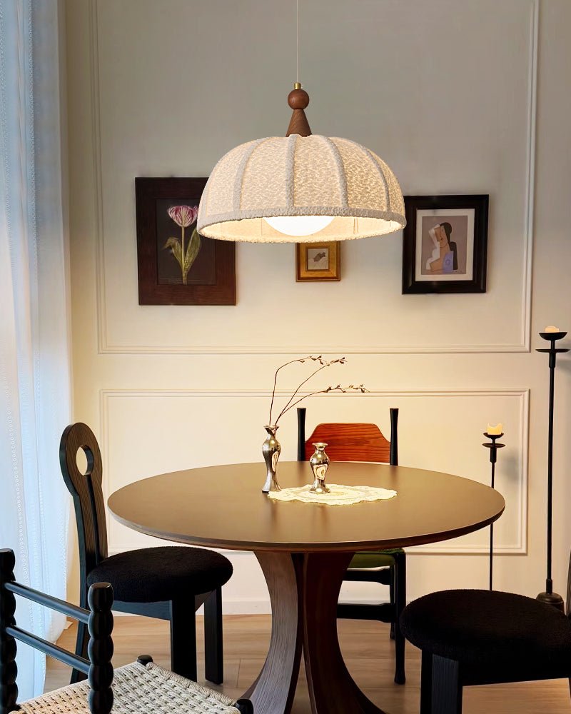 Grey Wood Pendant Light — Pendant Light | Maison Monashee — view 6