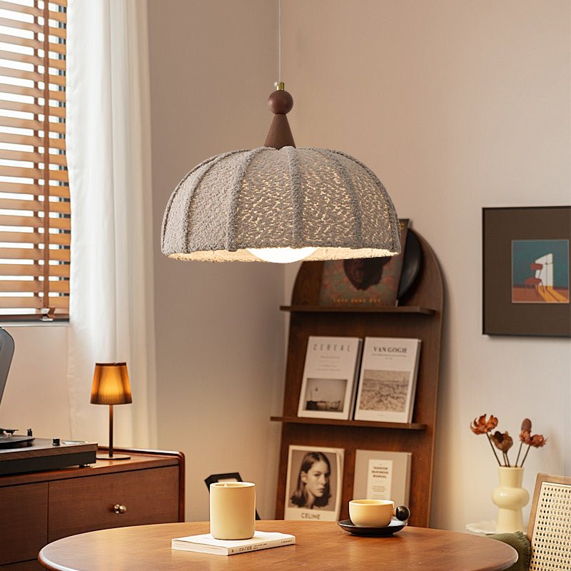 Grey Wood Pendant Light — Pendant Light | Maison Monashee — view 9