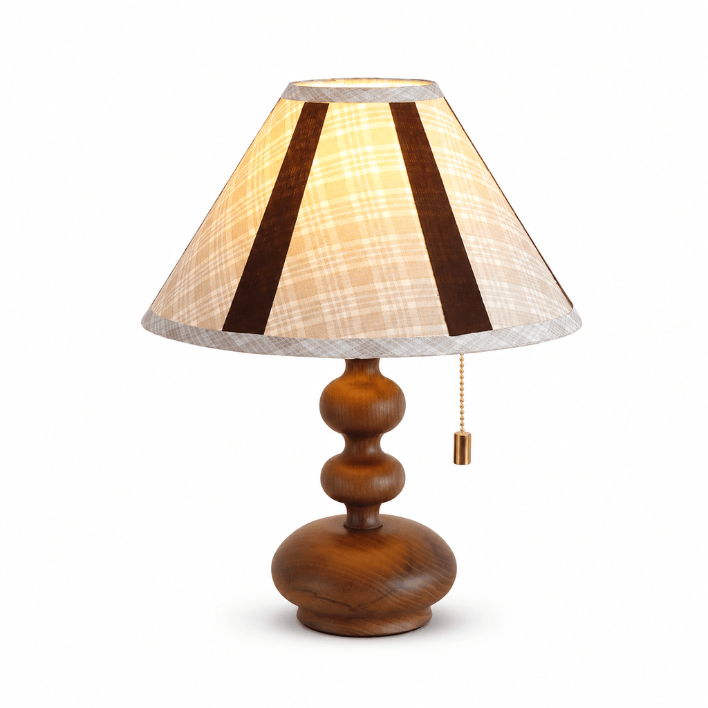 Round Wood Table Lamp — Table Lamp | Maison Monashee — view 8