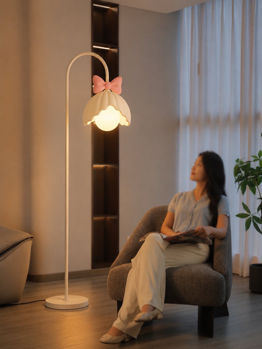 Pink Floor Lamp for Nursery — Floor Lamp | Maison Monashee — view 14