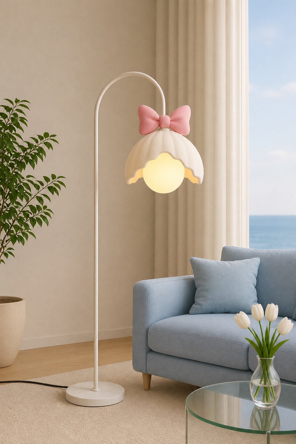 Pink Floor Lamp for Nursery — Floor Lamp | Maison Monashee — view 5