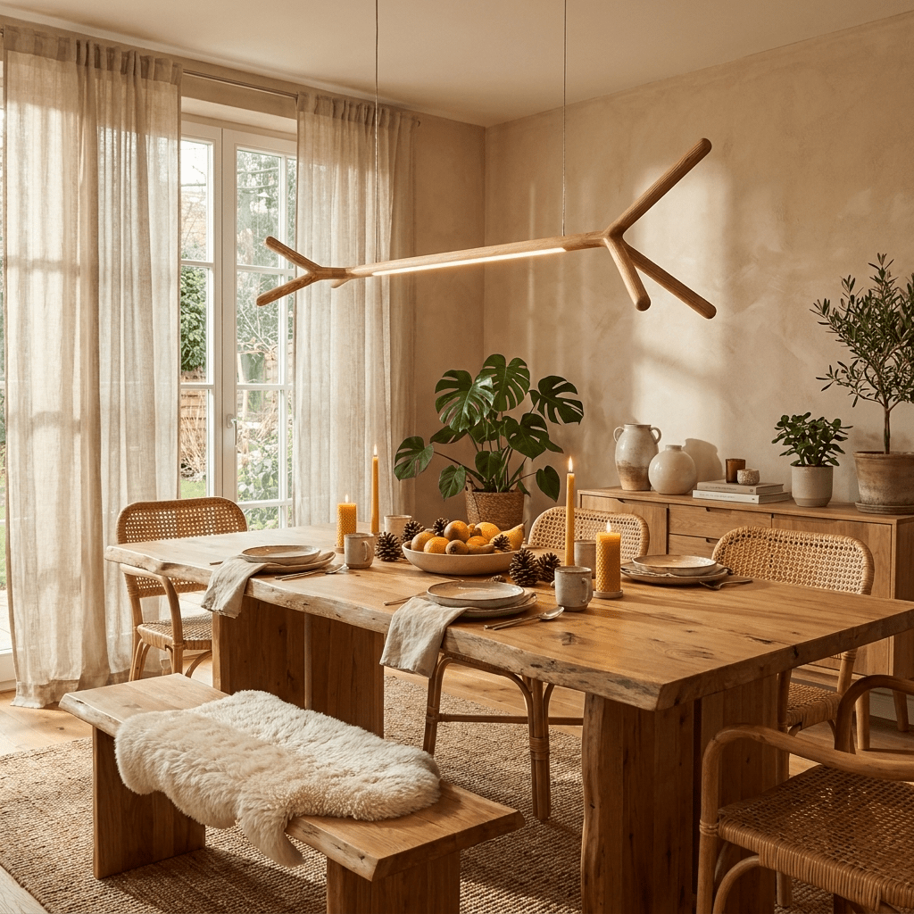 Kitchen Island Lighting Wood — Pendant Light | Maison Monashee — view 4