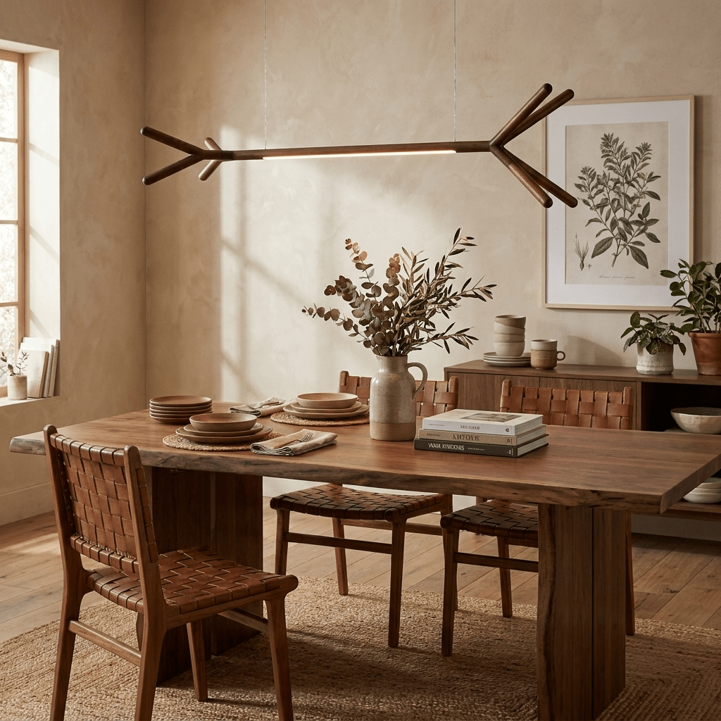 Kitchen Island Lighting Wood — Pendant Light | Maison Monashee — view 2