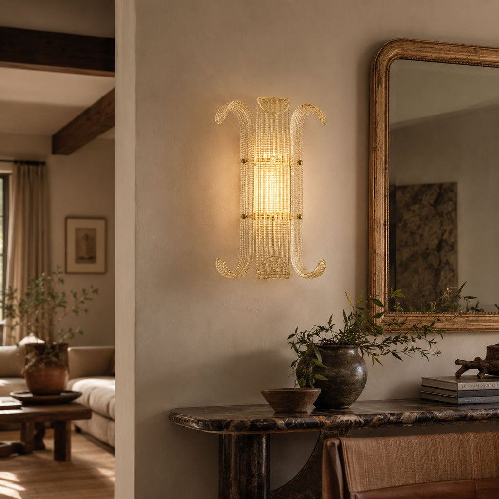 Cast Glass Wall Sconce — Wall Sconce | Maison Monashee — view 7