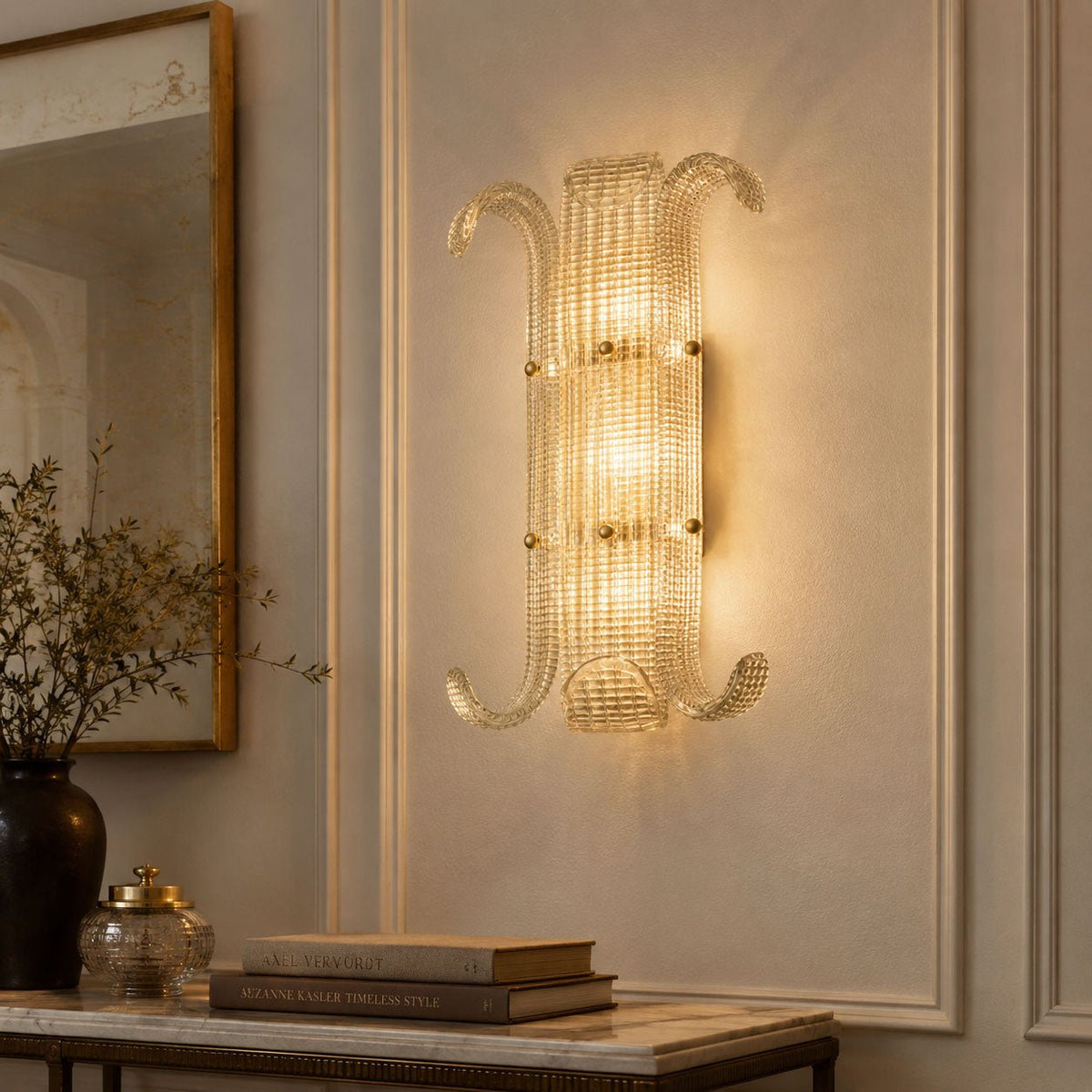 Cast Glass Wall Sconce — Wall Sconce | Maison Monashee — view 8
