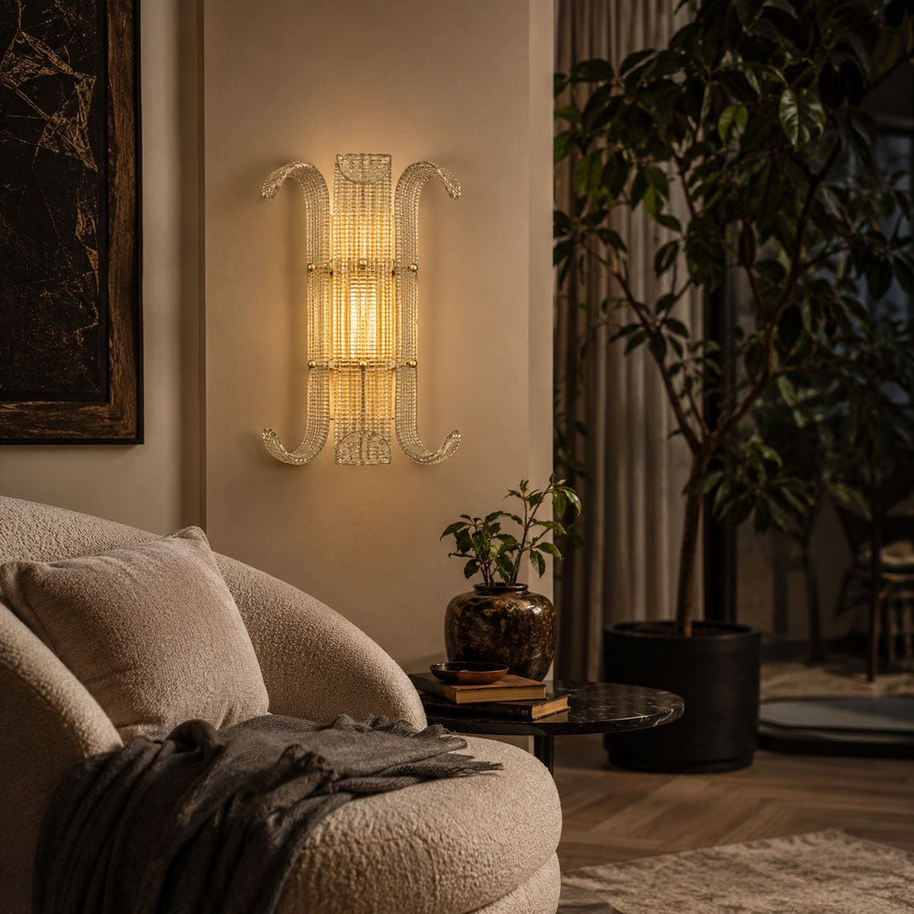 Cast Glass Wall Sconce — Wall Sconce | Maison Monashee — view 10