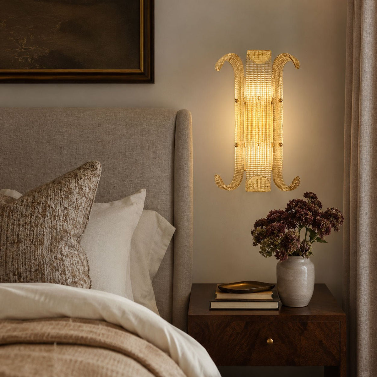 Cast Glass Wall Sconce — Wall Sconce | Maison Monashee — view 11