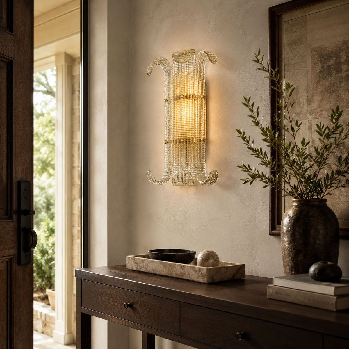 Cast Glass Wall Sconce — Wall Sconce | Maison Monashee — view 6