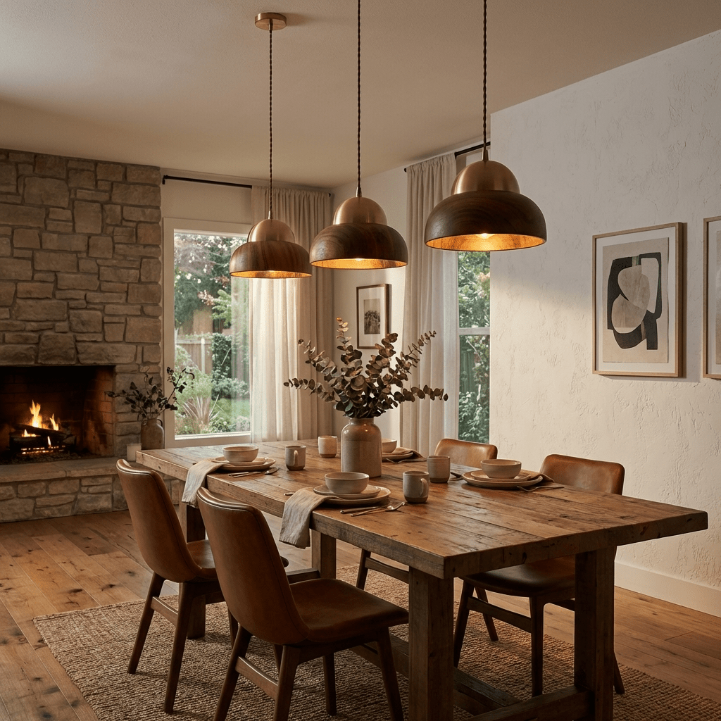 Wood Dome Pendant Light — Pendant Light | Maison Monashee — view 4