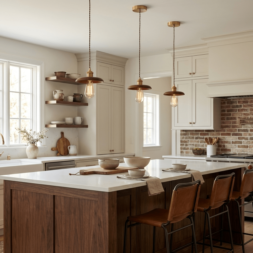 Industrial Wood Pendant Light — Pendant Light | Maison Monashee — view 2