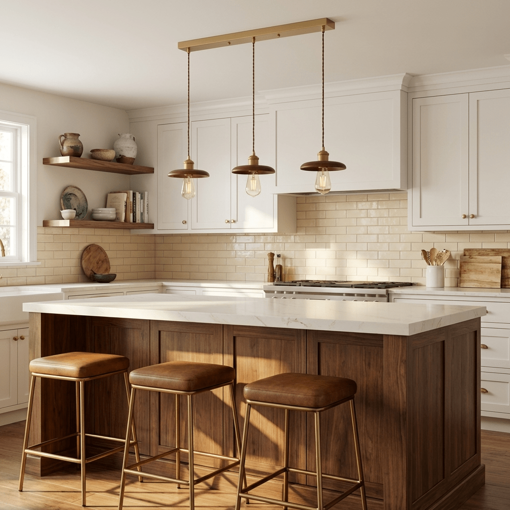 Industrial Wood Pendant Light — Pendant Light | Maison Monashee — view 4