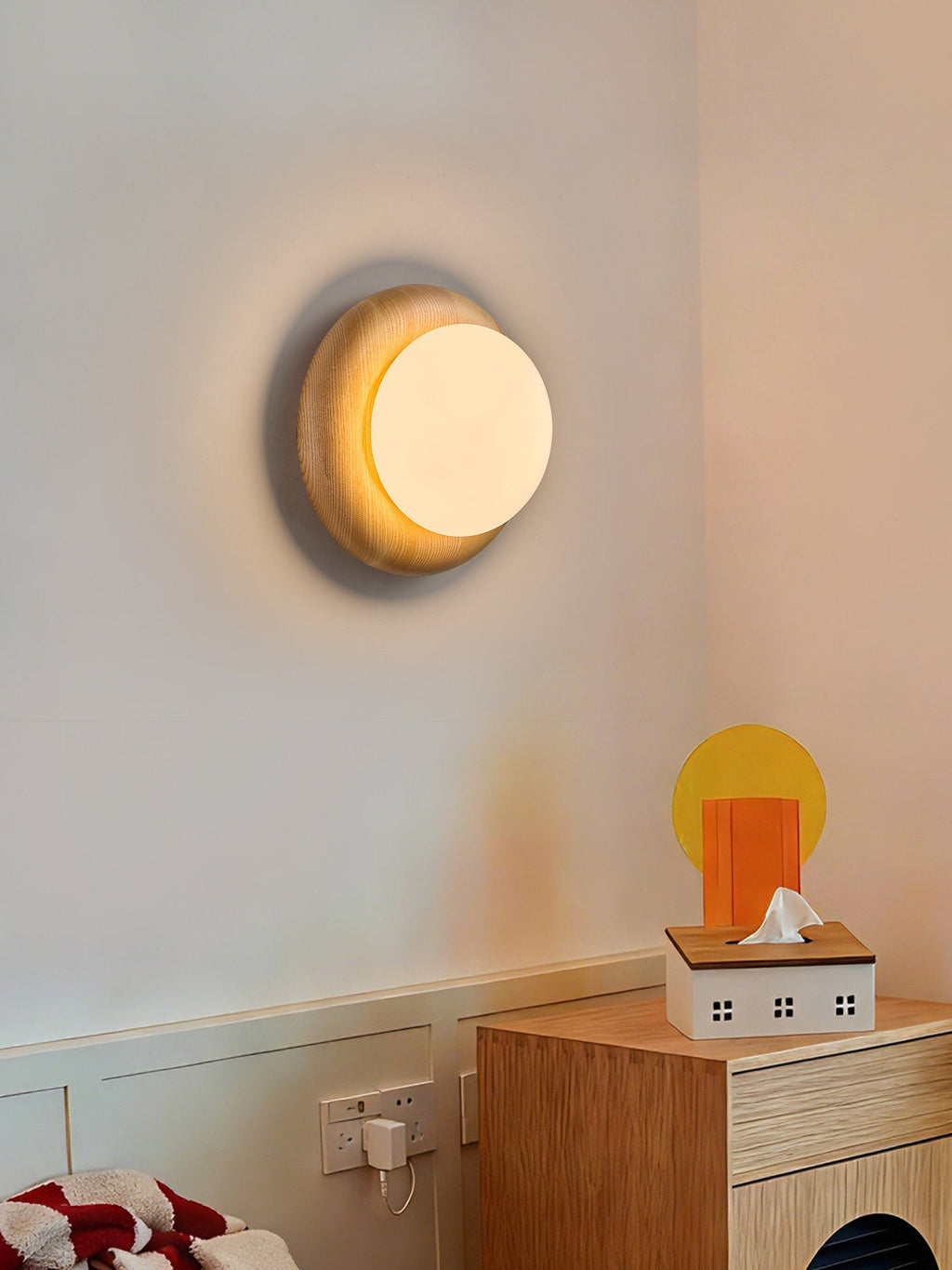 Frosted Globe Sconce — Wall Sconce | Maison Monashee — view 5