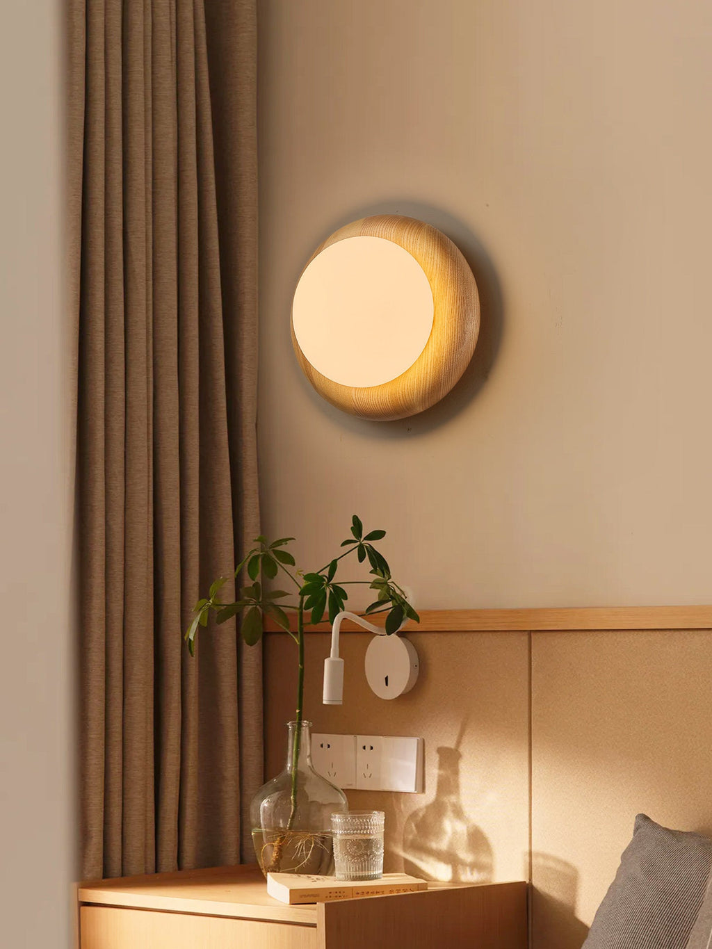 Frosted Globe Sconce — Wall Sconce | Maison Monashee — view 3