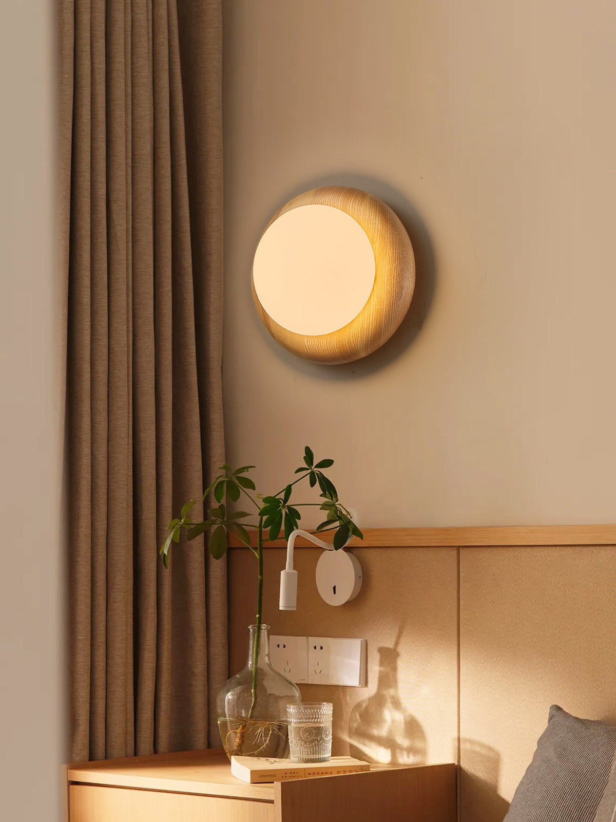 Frosted Globe Sconce — Wall Sconce | Maison Monashee — view 3