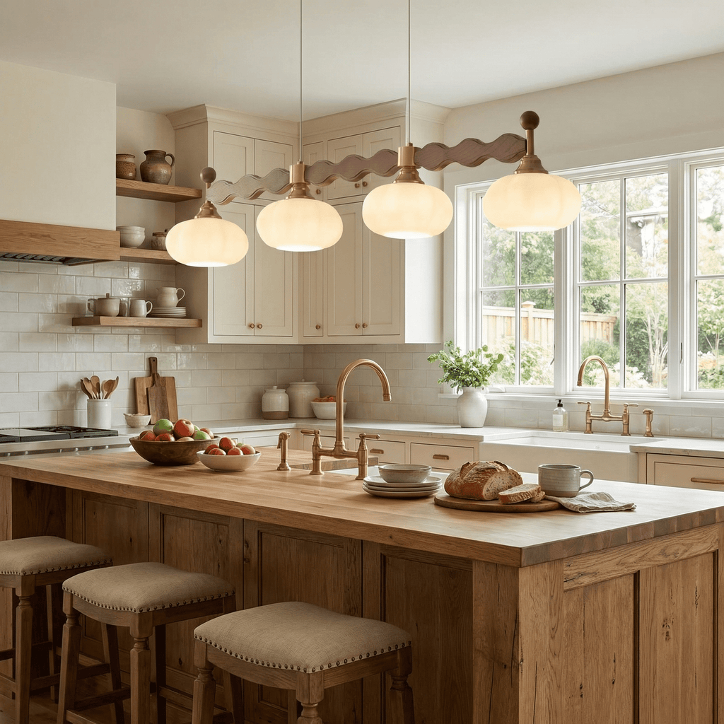 Linear Multi Pendant Light Fixture — Pendant Light | Maison Monashee — view 2