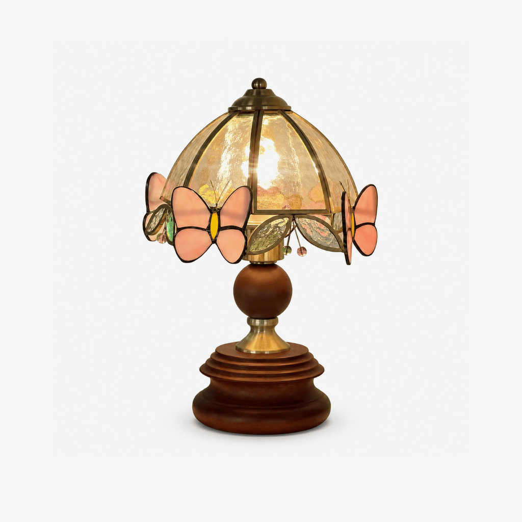Glass Vintage Table Lamp — Table Lamp | Maison Monashee