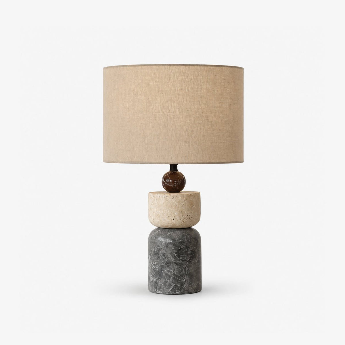Grey Large Table Lamp — Table Lamp | Maison Monashee