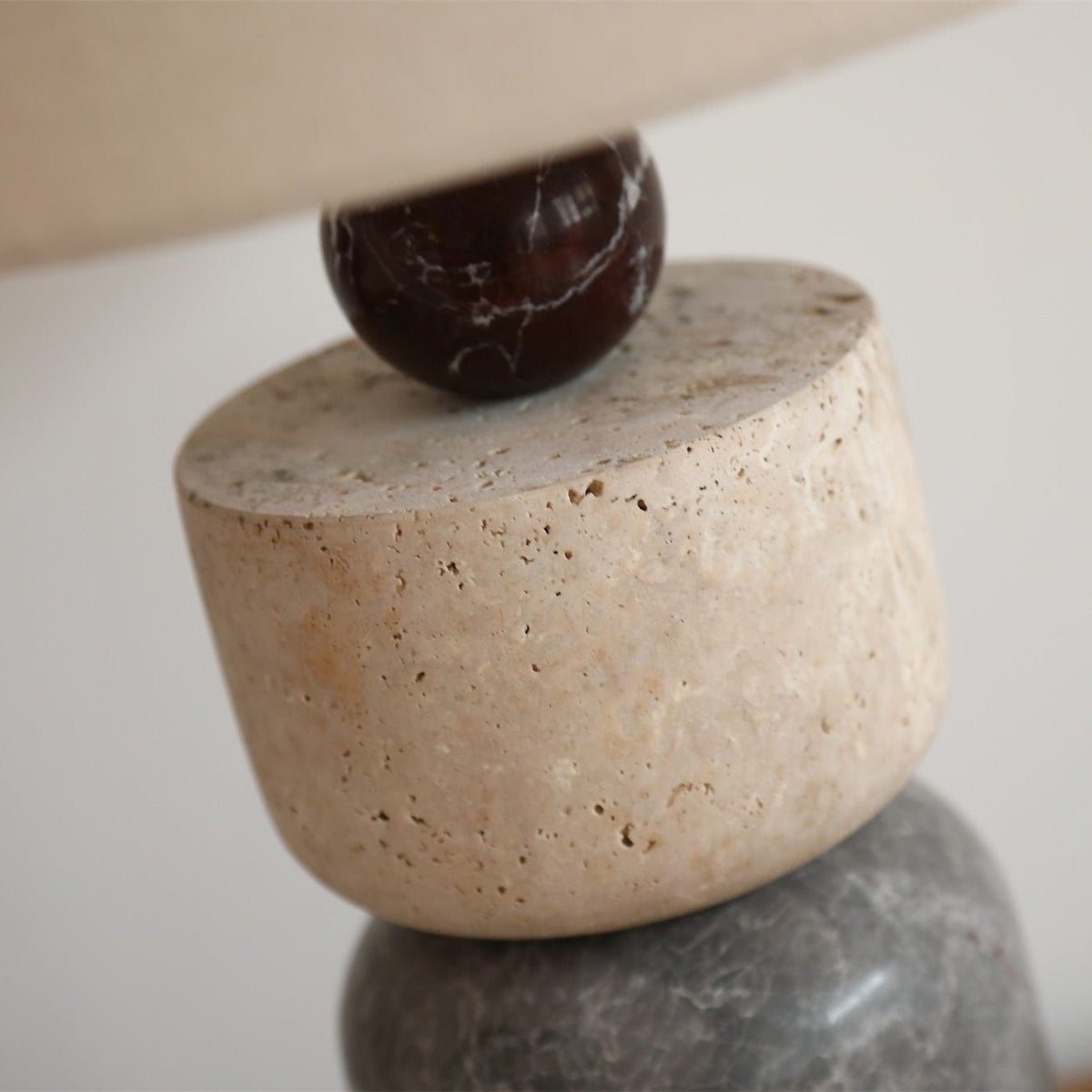 Grey Large Table Lamp — Table Lamp | Maison Monashee — view 4