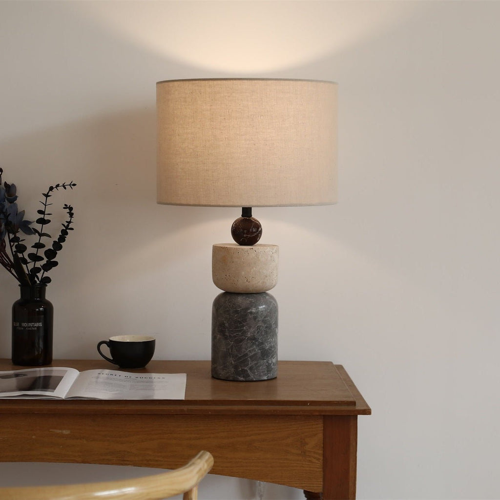 Grey Large Table Lamp — Table Lamp | Maison Monashee — view 2