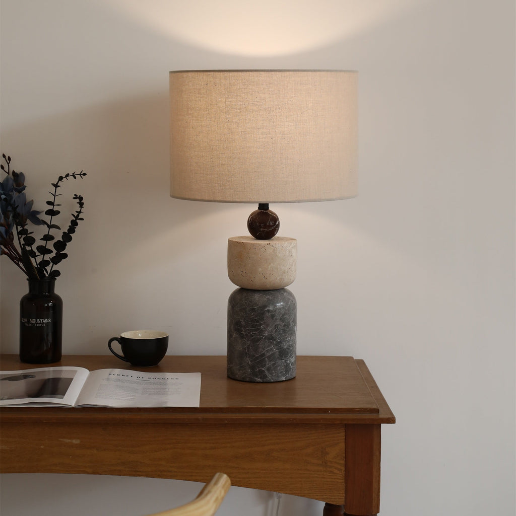 Grey Large Table Lamp — Table Lamp | Maison Monashee — view 6