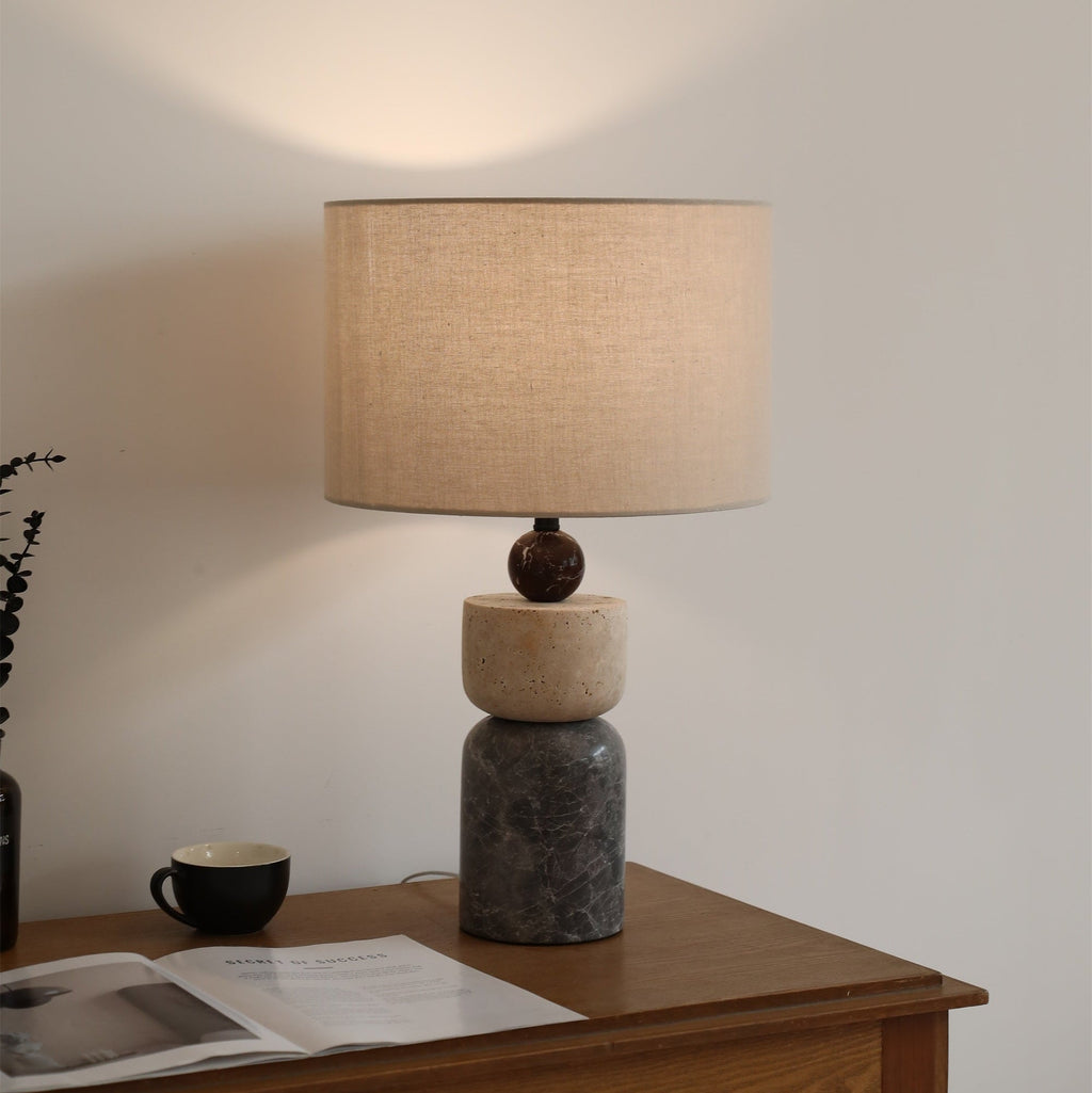 Grey Large Table Lamp — Table Lamp | Maison Monashee — view 3