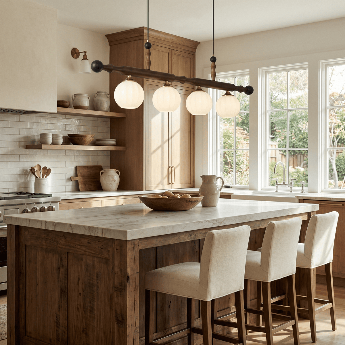 Linear Globe Pendant Light — Pendant Light | Maison Monashee — view 6