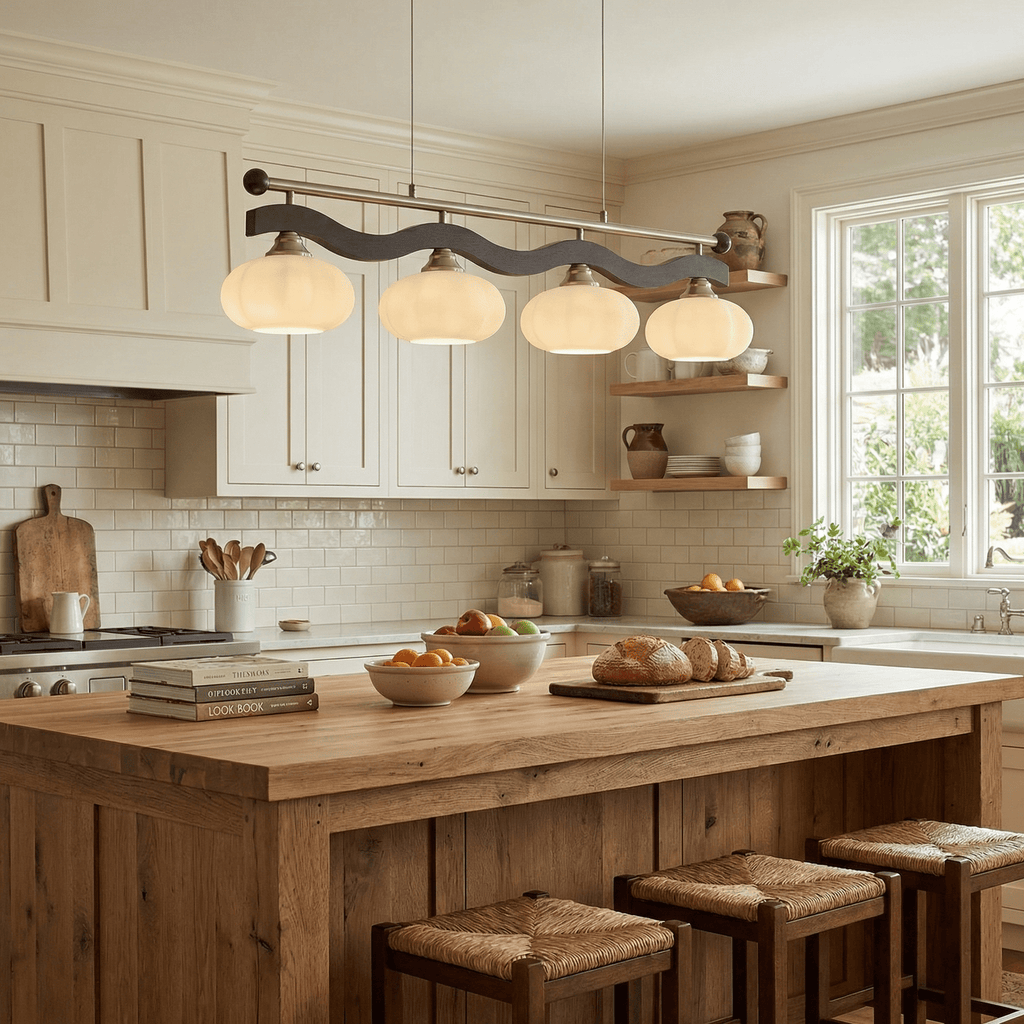 Linear Kitchen Island Light — Pendant Light | Maison Monashee — view 2