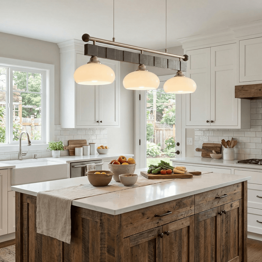 Linear Kitchen Island Light — Pendant Light | Maison Monashee — view 3