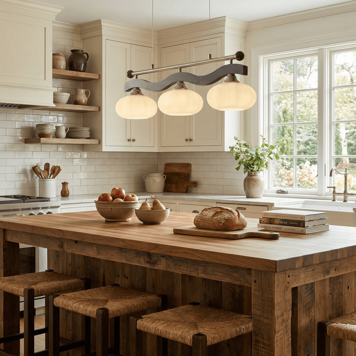 Linear Kitchen Island Light — Pendant Light | Maison Monashee — view 4