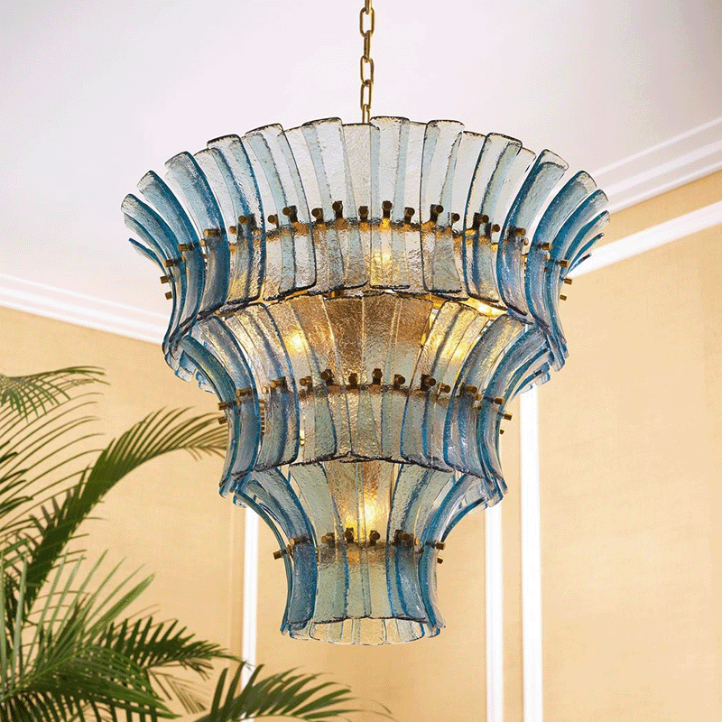 Tiered Pendant Chandelier — Chandelier | Maison Monashee — view 6
