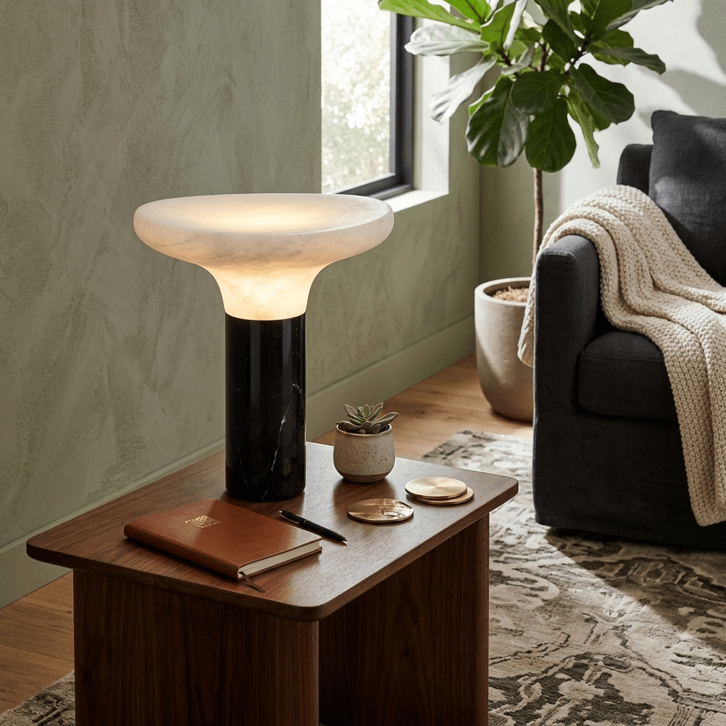 Black Night Table Lamp — Table Lamp | Maison Monashee — view 2