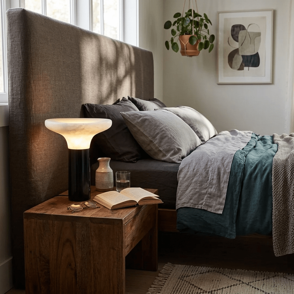 Black Night Table Lamp — Table Lamp | Maison Monashee — view 6
