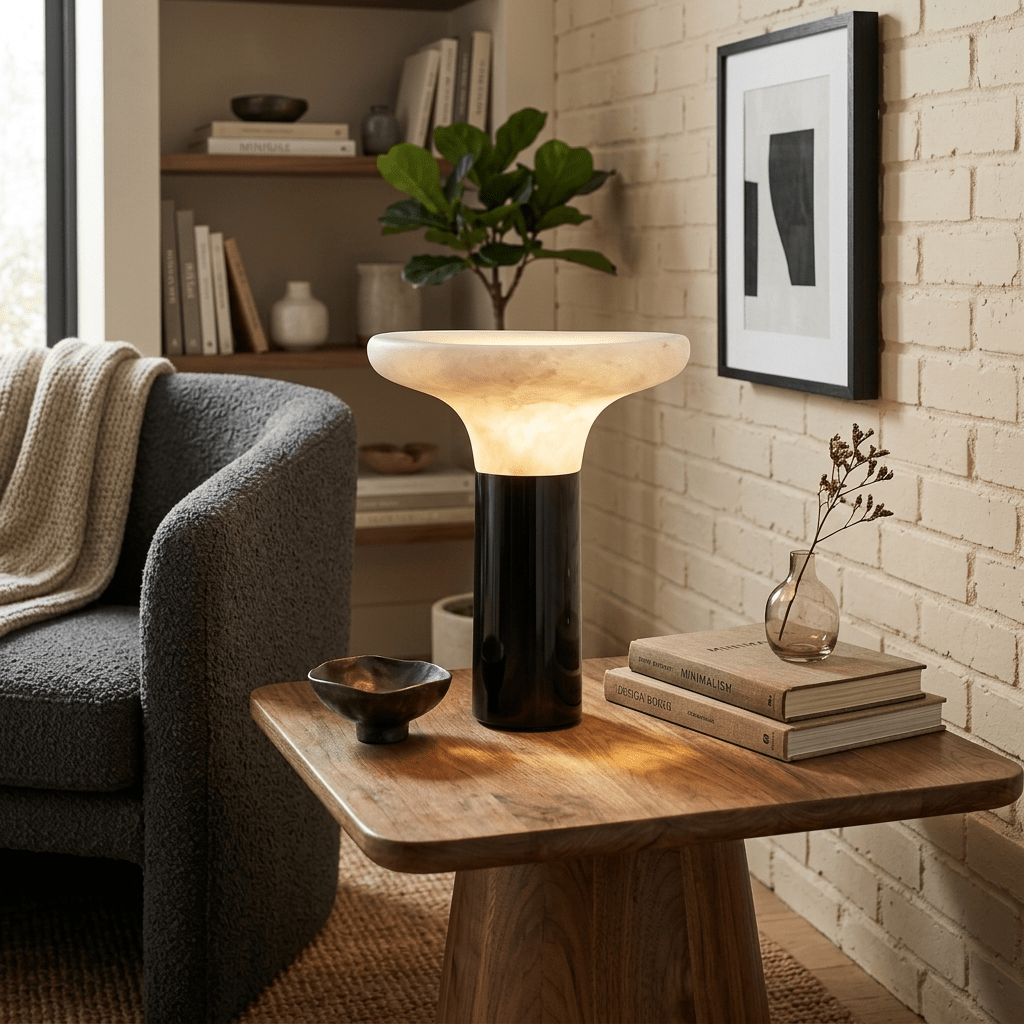 Black Night Table Lamp — Table Lamp | Maison Monashee — view 3