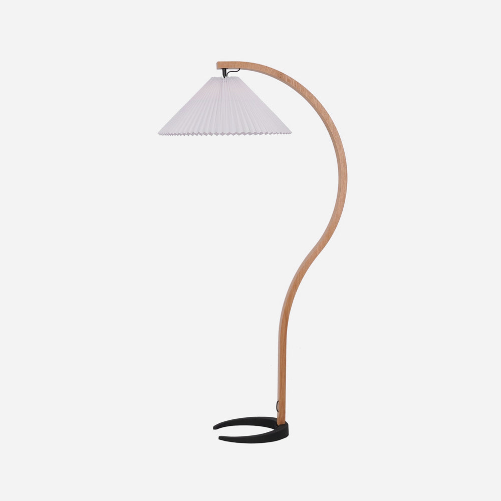 Scandinavian Wood Floor Lamp — Floor Lamp | Maison Monashee — view 104