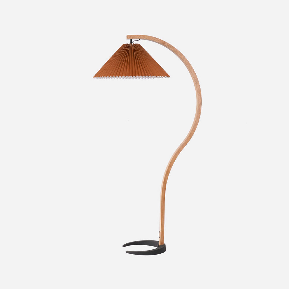Scandinavian Wood Floor Lamp — Floor Lamp | Maison Monashee — view 105