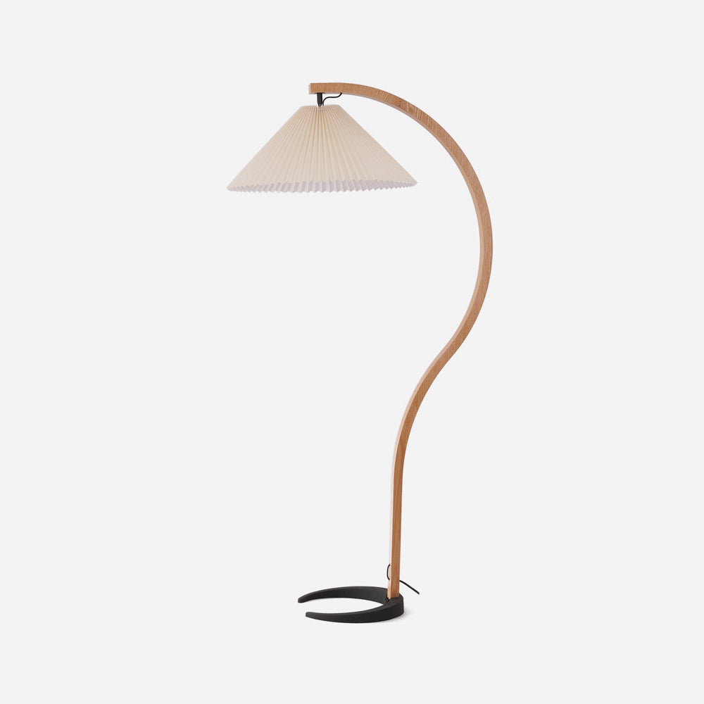 Scandinavian Wood Floor Lamp — Floor Lamp | Maison Monashee — view 106