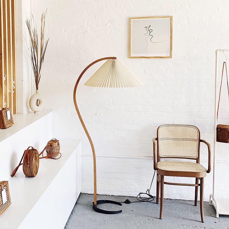 Scandinavian Wood Floor Lamp — Floor Lamp | Maison Monashee — view 39
