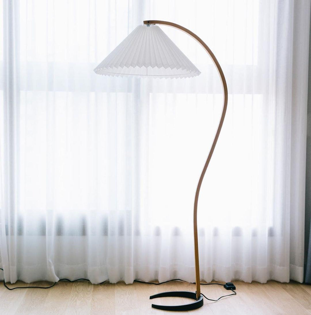 Scandinavian Wood Floor Lamp — Floor Lamp | Maison Monashee — view 57
